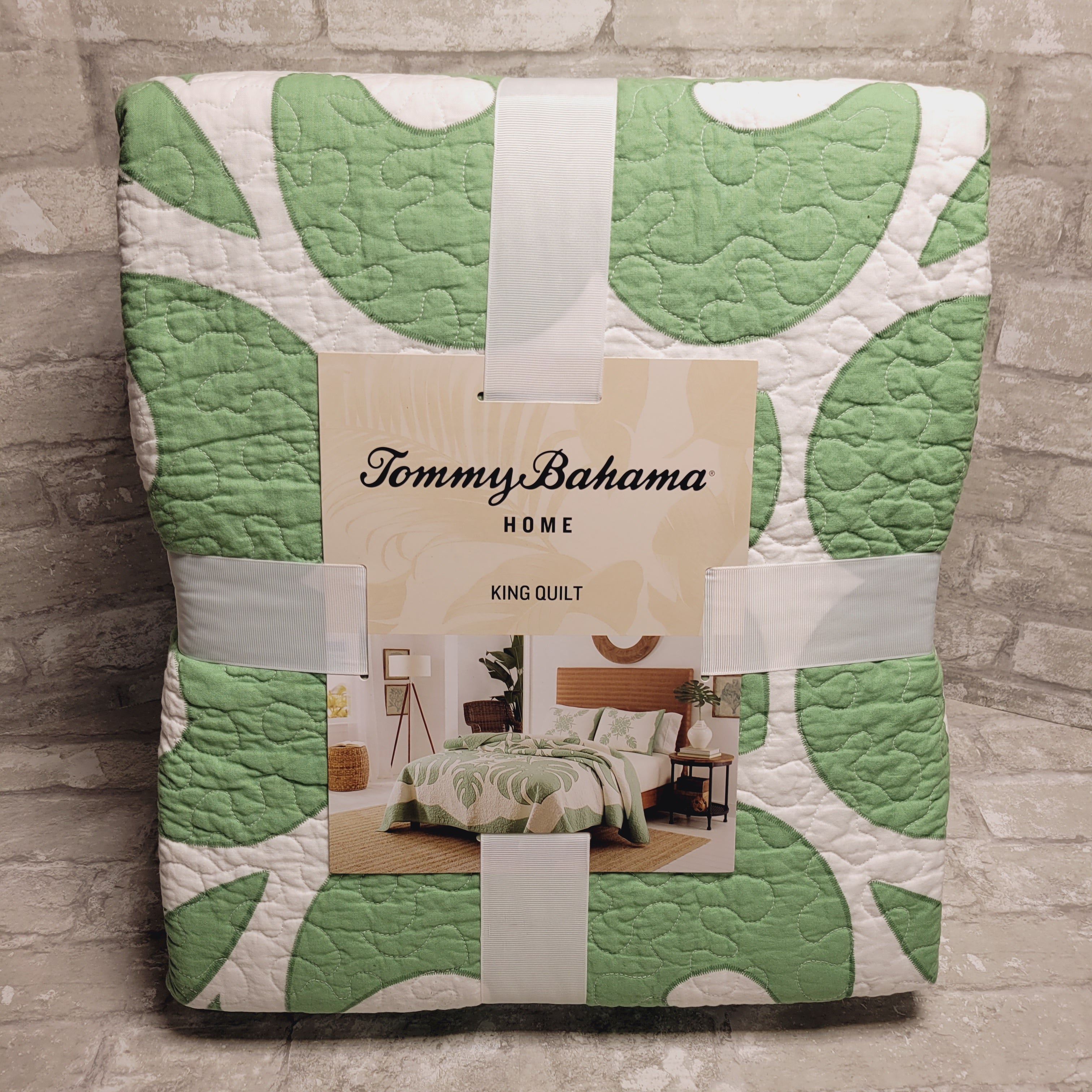 Tommy Bahama - King Quilt- Molokai Mint Green (8068528799982)